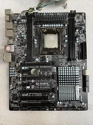 GIGABYTE GA-X79-UD3 LGA2011 ATX INTEL CORE I7-3820 QUAD CORE (No I/O Shield) • $62.99