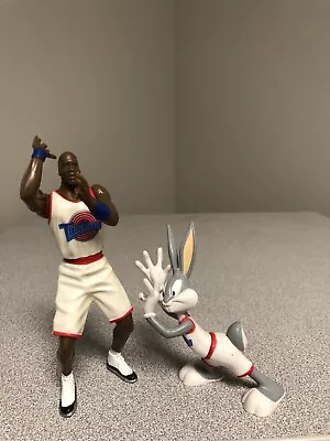 Vintage Space Jam Michael Jordan 5” Figure Basketball Toy & Bugs Bunny • $5