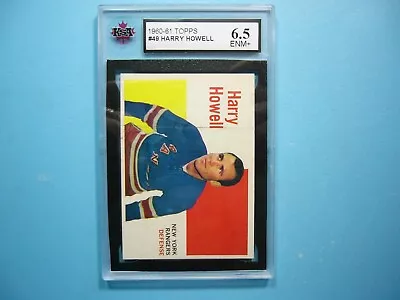 1960/61 Topps Nhl Hockey Card #49 Harry Howell Ksa 6.5 Ex/nm+ Sharp+ 60/61 Topps • $89.99