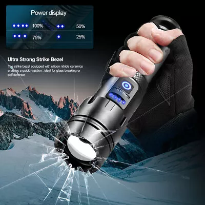 90000 High Lumens XHP70.2 Super Bright Rechargeable Flashlight Torch Camping LED • $17.99