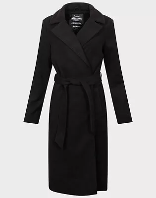  Threadbare Ladies Open Front Formal Belted Coat • £34.99