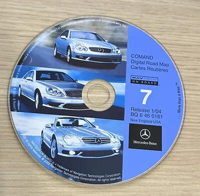 Mercedes Benz Navigation Map Gps Disc Cd 7 Part # Bq 646 0161 New England • $47.99