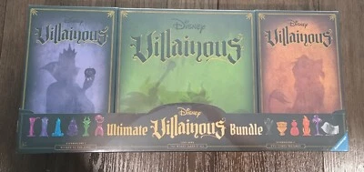 $33 • Buy Ultimate Disney  Villainous Core Board Game - 3 Pack Sealed Ravensburger 