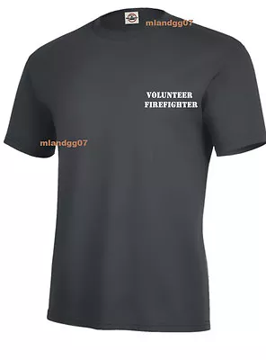 Volunteer Firefighter T-Shirt Fire Department Shirt SZ S-5XL • $17.99