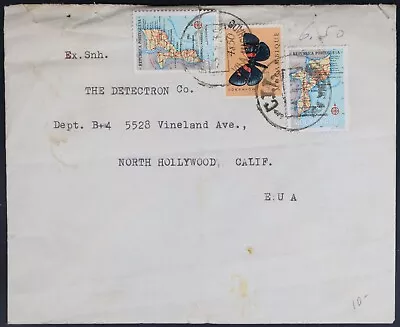 MayfairStamps Portuguese Mozambique To North Hollywood CA Cover Aaj_39035 • $1