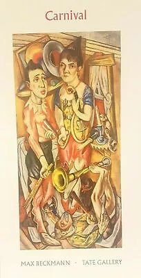 Carnival By Max Beckmann (Tate Museum Print 42cm X 80cm) • $37.90