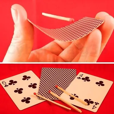 £1.65 • Buy Floating Match Toothpick Bee Playing Card Float Rising Magic Levitate Trick Wow