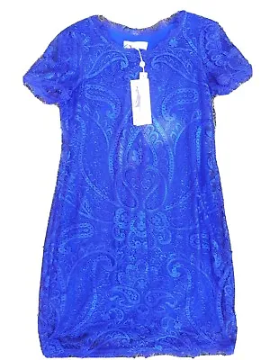 BNWT DAMSEL IN A DRESS Size 14 Ladies Lace Blue Calf Length Dress Rrp £129 👗  • £28