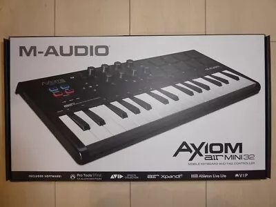 M-Audio Axiom AIR Mini 32-Key USB MIDI Keyboard & Drum Pad Controller • $249