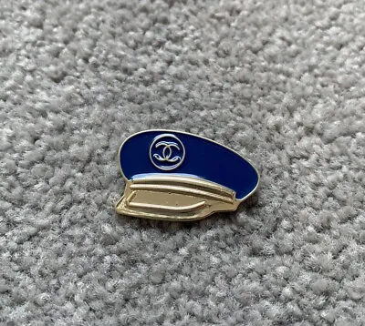 Brand New Chanel Beauté Hat Shape Metal Gold Tone Brooch • $59