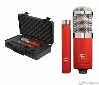 MXL 550/551R Vocal Condenser And Instrument Recording Mic Kit • $159.95