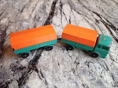 MATCHBOX Superfast No.1 MERCEDES TRUCK & No.2 MERCEDES TRAILER • £5