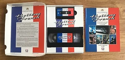 Linguaphone Holiday French Set Book Cassette And VHS Vgc • £15