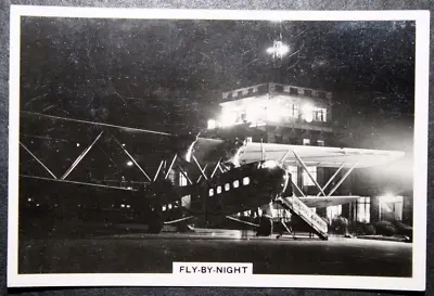 IMPERIAL AIRWAYS  Handley Page HP42  Night Flight  Vintage Photo Card   XC11M • £4.99