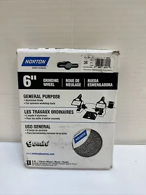 Norton 07660788280 Gemini Bench And Pedestal Wheel 8  X 1  X 1  100 Grit • $16.19