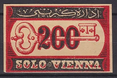 Old Matchbox Label Austria Key 200 SOLO Vienna • $2.99