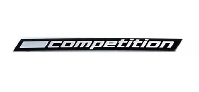 BMW Competition Badge Black M2 M3 M4 M5 M6 M8 Competition Sticker Emblem • $21.26