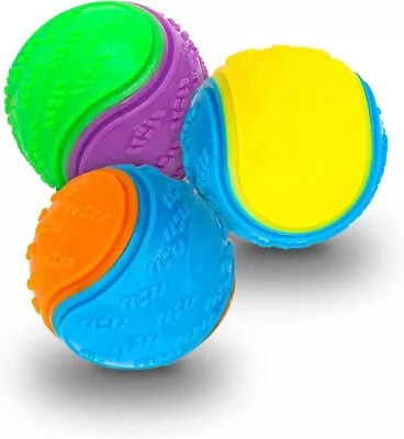 £7.72 • Buy 3 X GENUINE Scooby Doo Balls Durable Squeaky Dog Ball Toys - CHEAPEST UK SELLER