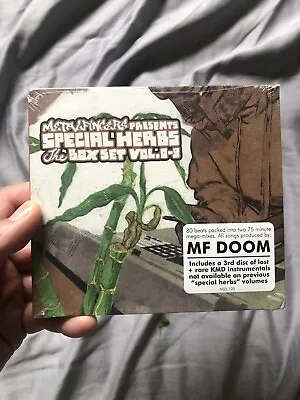 MF Doom MetalFingers ‎Presents Special Herbs The Box Set Vol.0-9 3-CD New Sealed • $350
