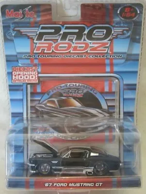 Maisto Pro Rodz - '67 Ford Mustang GT - Black - Pro-Touring Diecast Collection! • $16.99