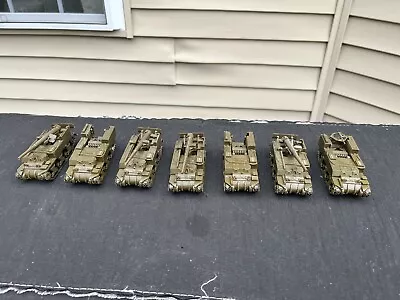 Lot Of 7 Military Armored Tanks Howitzer Vehicles • $14.99