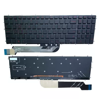 US Version Keyboard Dell Inspiron 15-7566 5567 7567 5565 5570 7577 P65F(Red) • $52.79