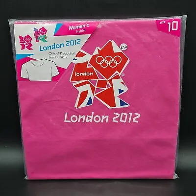 Womens Olympics London 2012 Official T Shirt Pink Size 10 • £5.99