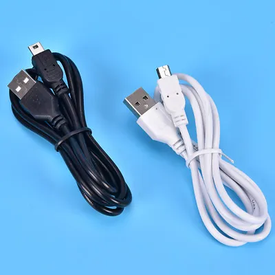 1m Long MINI USB Cable Sync & Charge Lead Type A To 5 Pin B Phone Charger M&.H4 • $1.58