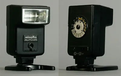 Minolta Auto 25 Flash Unit Tested Works W/ Any Camera • $19.95