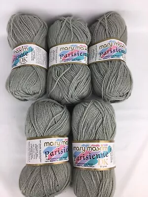 Mary Maxim Parisienne DK Yarn 3 Ply Double Knitting Weight 100% Acrylic Lot Of 5 • $9.99