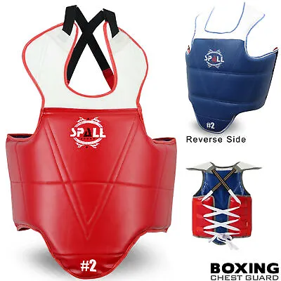 Chest Guard Body Protector Body Armour Vest Belly Training MMA Taekwondo Boxing • $30
