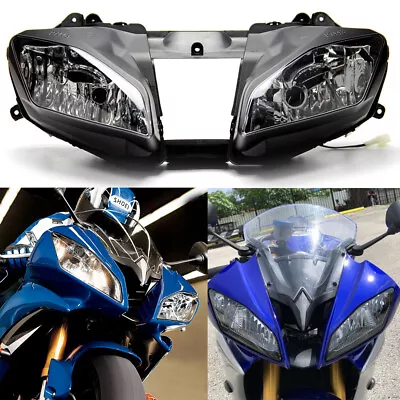 YZF R6 Headlight Headlamp Assembly For Yamaha YZFR6 YZF-R6 2008-2016 09 2014 USA • $66.69