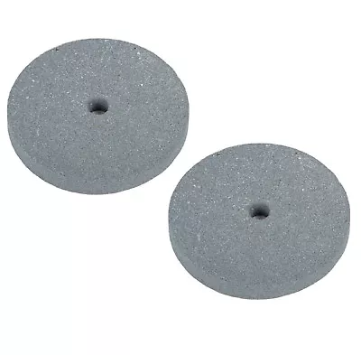 2pc 8  Emory Style Bench Grinder Stone Wheel 1  Wide 5/8  Arbor (Coarse Grit)  • $37.95