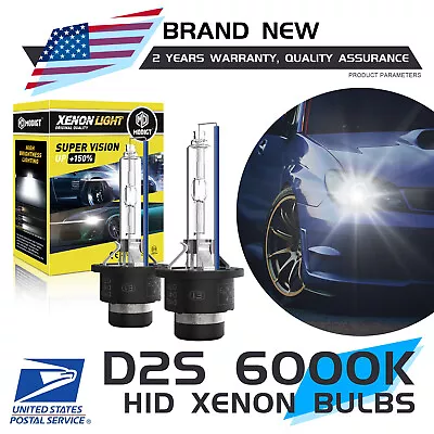 2x D2S Xenon HID Headlight Bulbs Standard For Philips 6000K 85122 For Acura MDX • $16.99