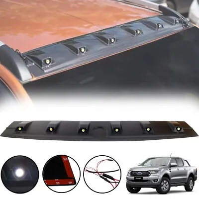 Front Roof Cover Spoiler With LED For Ford Ranger 2019-2022 PX3 WILDTRAK PICKUP • $128.25