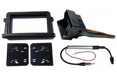 $17.99 • Buy Radio Stereo Double Din Install Mount Dash Kit + Wire Harness & Antenna Adapter