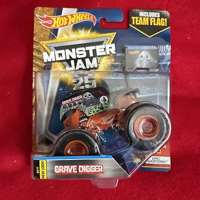 HOT WHEELS MONSTER JAM Grave Digger 2017 #3 Epic Additions 21572 NEW • $8