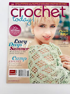$8 • Buy Crochet Today! Magazine July August 2010 Lacy Days Of Summer