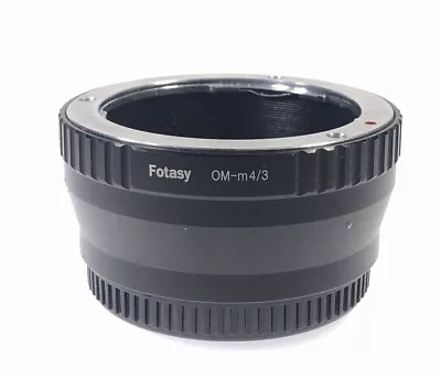 Fotasy Olympus OM Lens To M4/3 MFT Micro-Four Thirds Mount Lens Adapter OM-m4/3 • $10.95