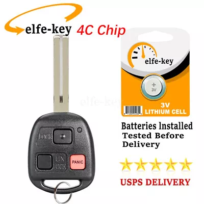 For 1999 2000 2001 2002 2003 Lexus RX300 Remote Key Fob 3 Button Panic N14TMTX-1 • $15.39