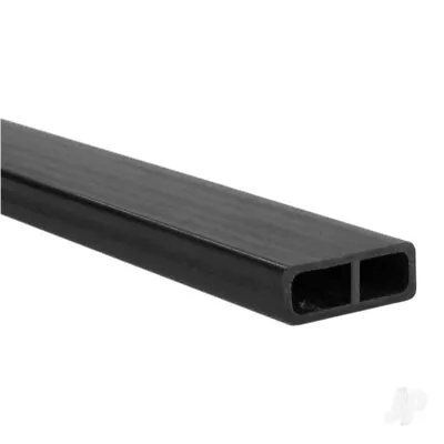 JP 6mm X 16mm 1m Carbon Fibre Rectangular Tube 0.7mm Wall • £24.49