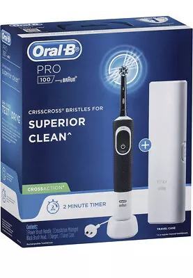 $47.99 • Buy Oral-B Pro 100 Crossaction Electric Toothbrush