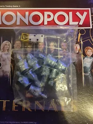 Monopoly Marvel Eternals Player Tokens Plus Dice Spare Pieces NEW • £9.99