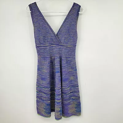 Missoni Purple Space Dyed Women's Sleeveless Tank Top Dress Size 44 • $38