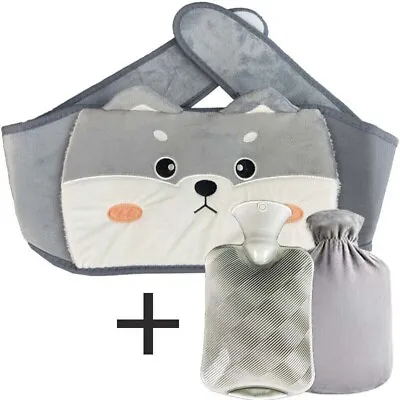 3in1 Hot Water Bottle Waist Cover Waist Bag Wearable Winter Hand Warm Water Bag • £12.99