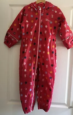 £8.25 • Buy Regatta Girls Peppa Pig Pink All In One Puddle Splash Suit Full Zip  3~4yrs New 