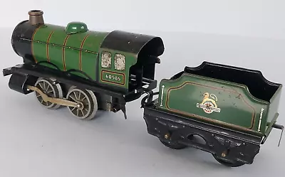 O Gauge HORNBY Type 20 B.R. Clockwork Locomotive & Tender / 60985 • £21.95