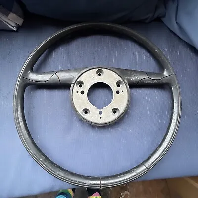 Mercedes W 111 113 Black Steering Wheel 250 280 Sl Se 3.5 Convertible Coupe • $68