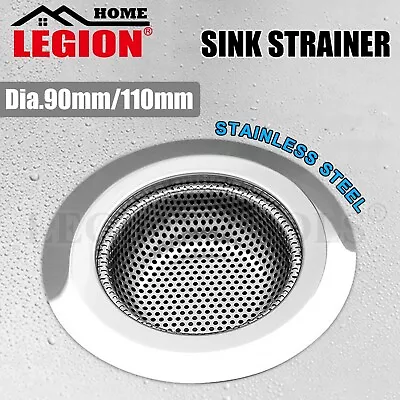 Stainless Steel Kitchen Bathroom Sink Strainer Waste Plug Filter Drain Stopper • $10.80