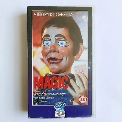 MAGIC - Original VHS Video (UK PAL) - Anthony Hopkins 1978 Retro Classic Horror • $6.84